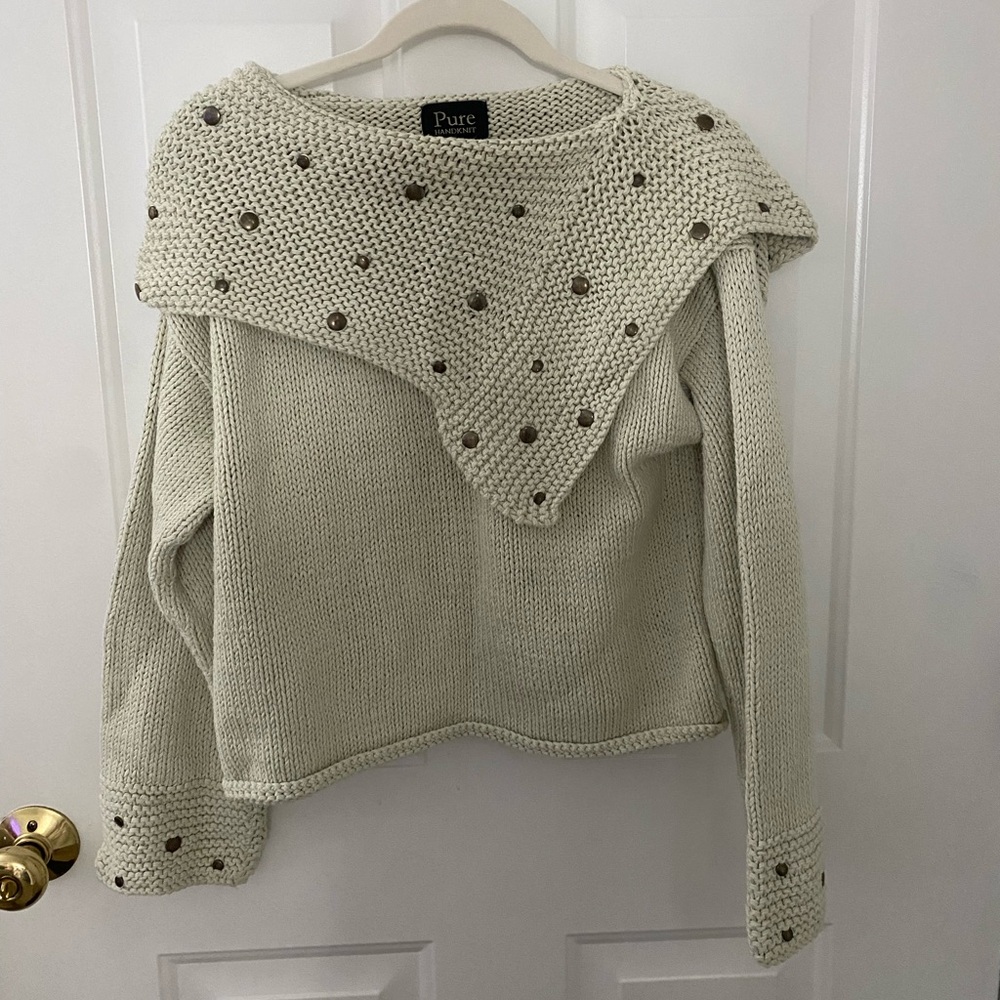 Vintage light mint green sweater